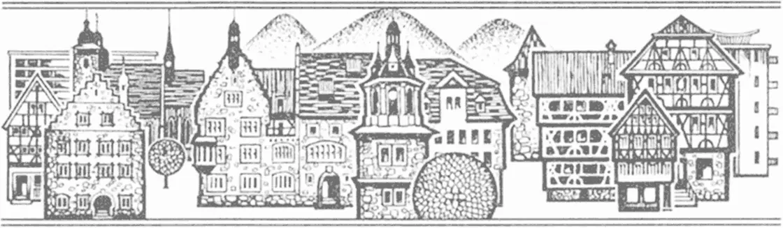Historische Häuserzeile Schmalkalden